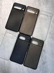 ultraThin Fundas Carbon Back Hard PP Shockproof Cover 0.35mm pp Clear Phone Case For google pixel 8 9 pro