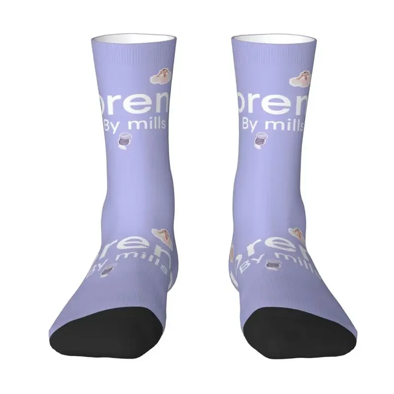 Florence By Mills Men's Crew Socks Unisex Fun 3D Print Dress Socks