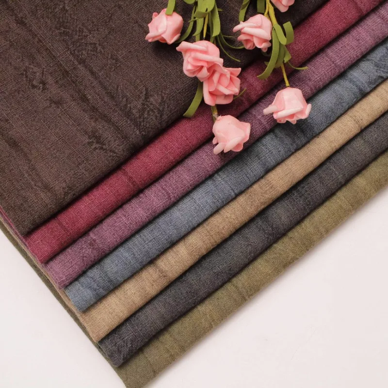 

Толстая эластичная ткань для окрашивания галстуков Ramie для осенне-зимней модной одежды, шитье своими руками по метрам, тканевый материал