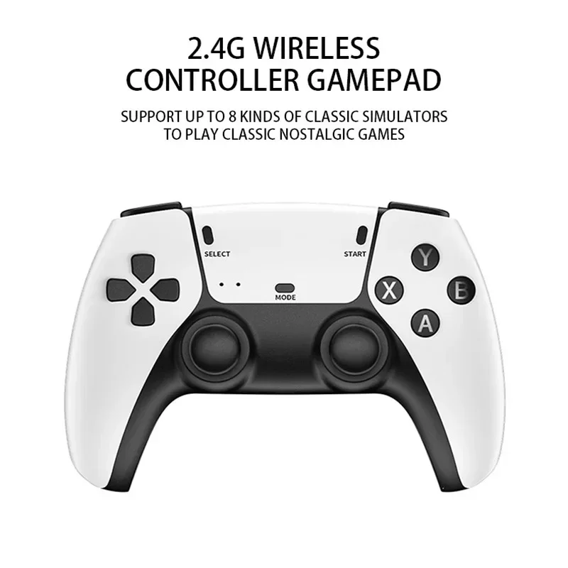 Retro Video Game Console M8pro Game Console 2.4G Dual Wireless Controller TV Game Stick 4K 64GB 20000+Gaming Children's Christma