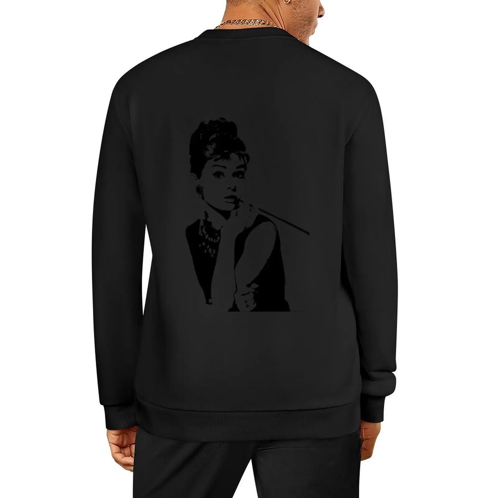 

Audrey Hepburn - an icon Pullover men's coat aesthetic clothing clothes for men anime clothing sports sweatshirt man