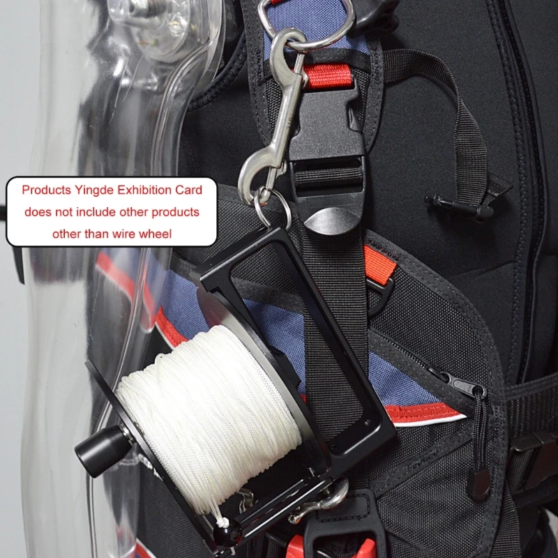 High Strength Cave Diving Line Handheld Reel for Shipwreck and Cave Navigate 15UB