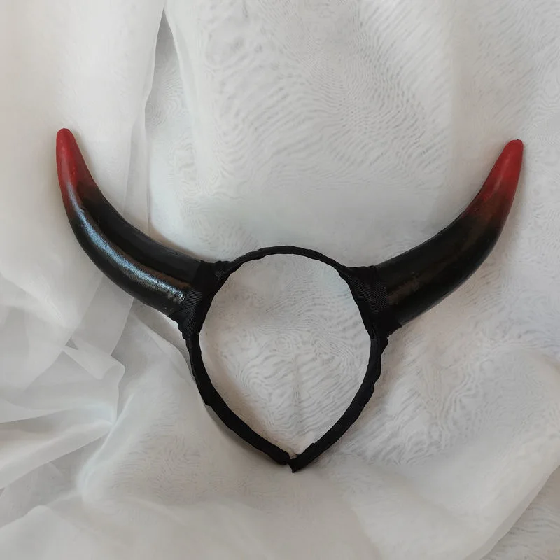 Cornes de SAFDemon pour Costume de Bande de Sauna d'Halloween pour Femme, Accessoire de Cosplay Gothique, Reine Maléfique, Pièce pour Fille