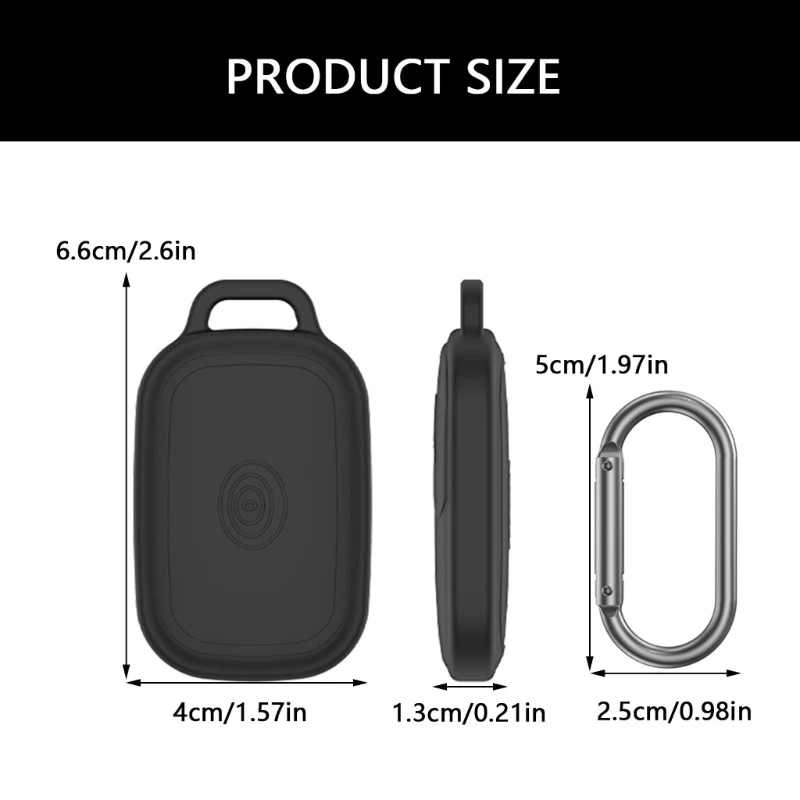 Silicone Case Silicone Protector not Scratch Trackers Shell Offering Comprehensive Protections for Tile by Life360 A4WF