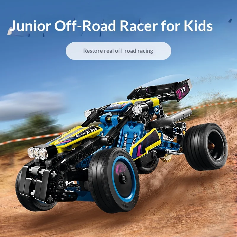 

LEGO 42164 Technic Off-Road Race Buggy Buildable Car Toy, Cool Toy for 8 Year Old Boys, Girls and Kids who Love Rally Contests