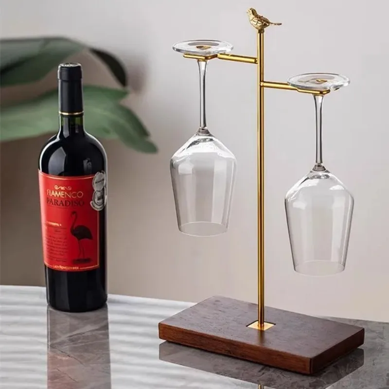 

Home Wine Glass Holder, High-End Wine Cabinet Decoration, Home Wine Rack Display, Hanging High Foot Glass Holder for Storage