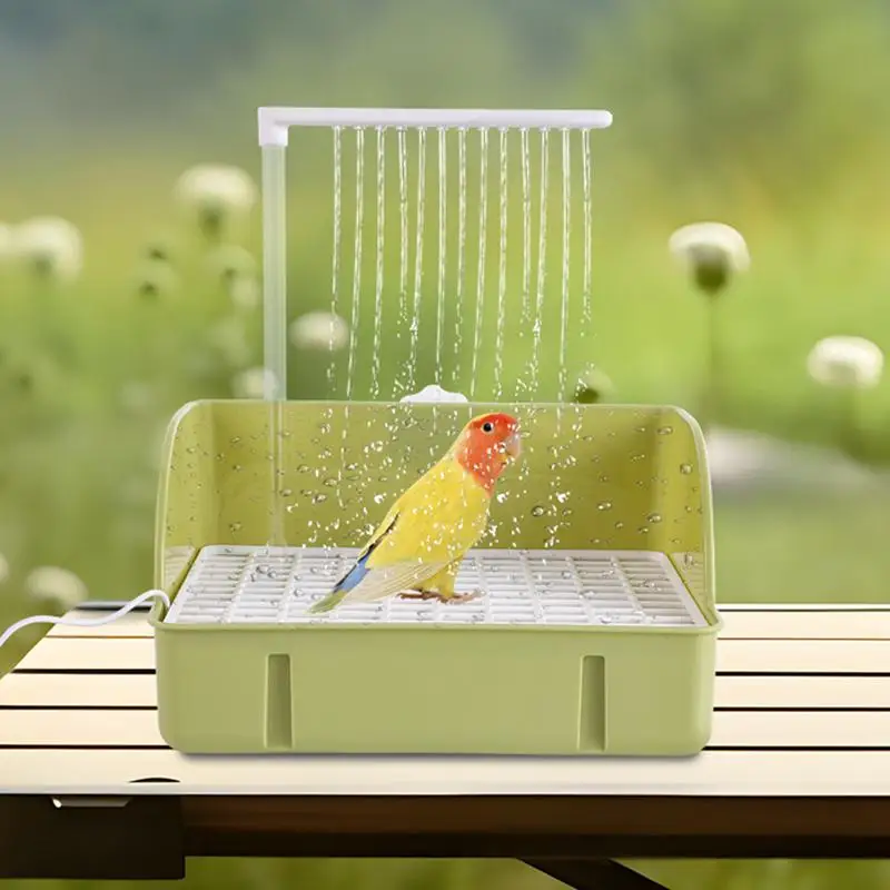 Bird Automatic Bath Shower Automatic Birds Bath Shower Multi-Purpose Bathing Tool For Peonies Medium Parrots Budgies Parakeets