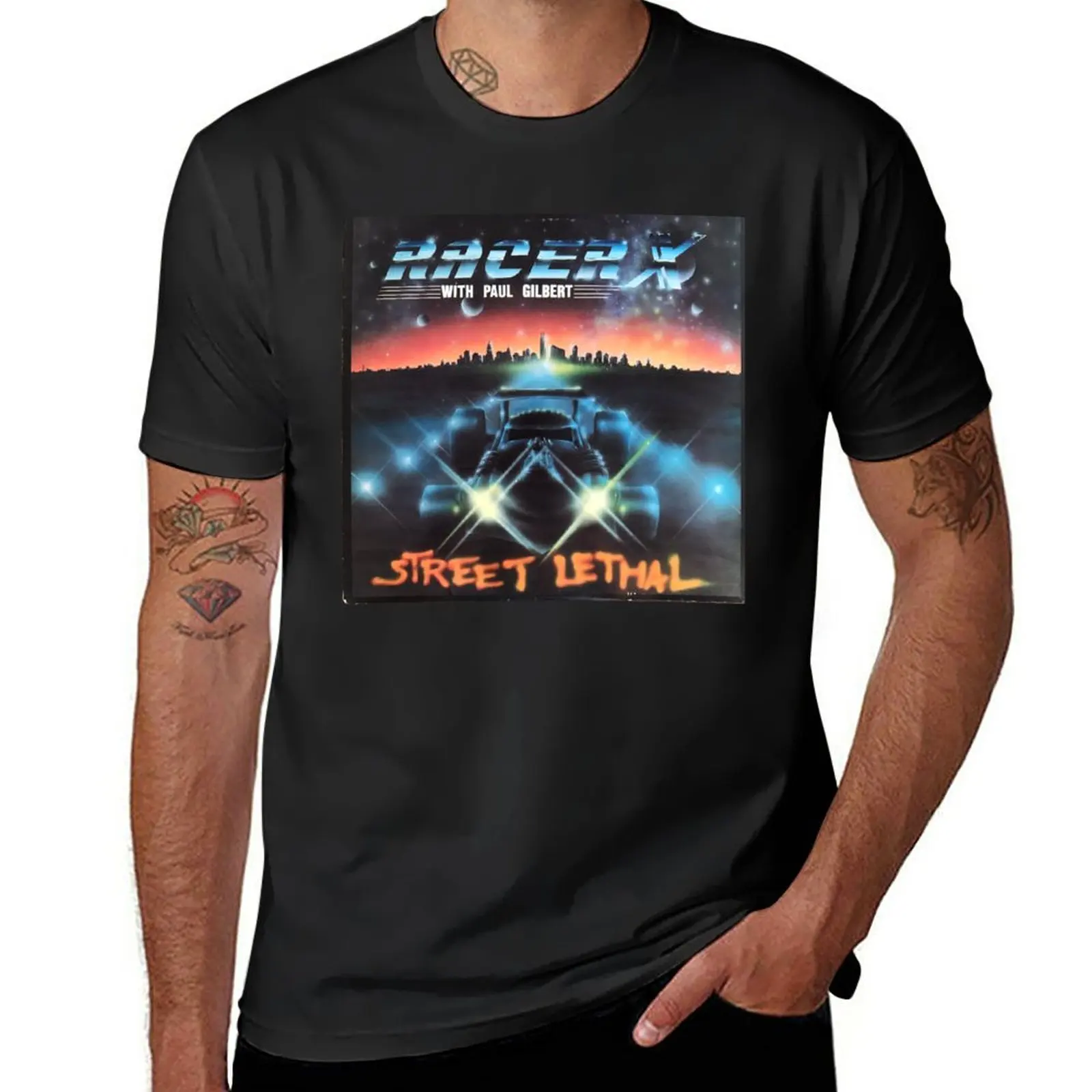

Футболка RACER X: STREET, летальная футболка, спортивные поклонники, милые топы, простые мужские футболки