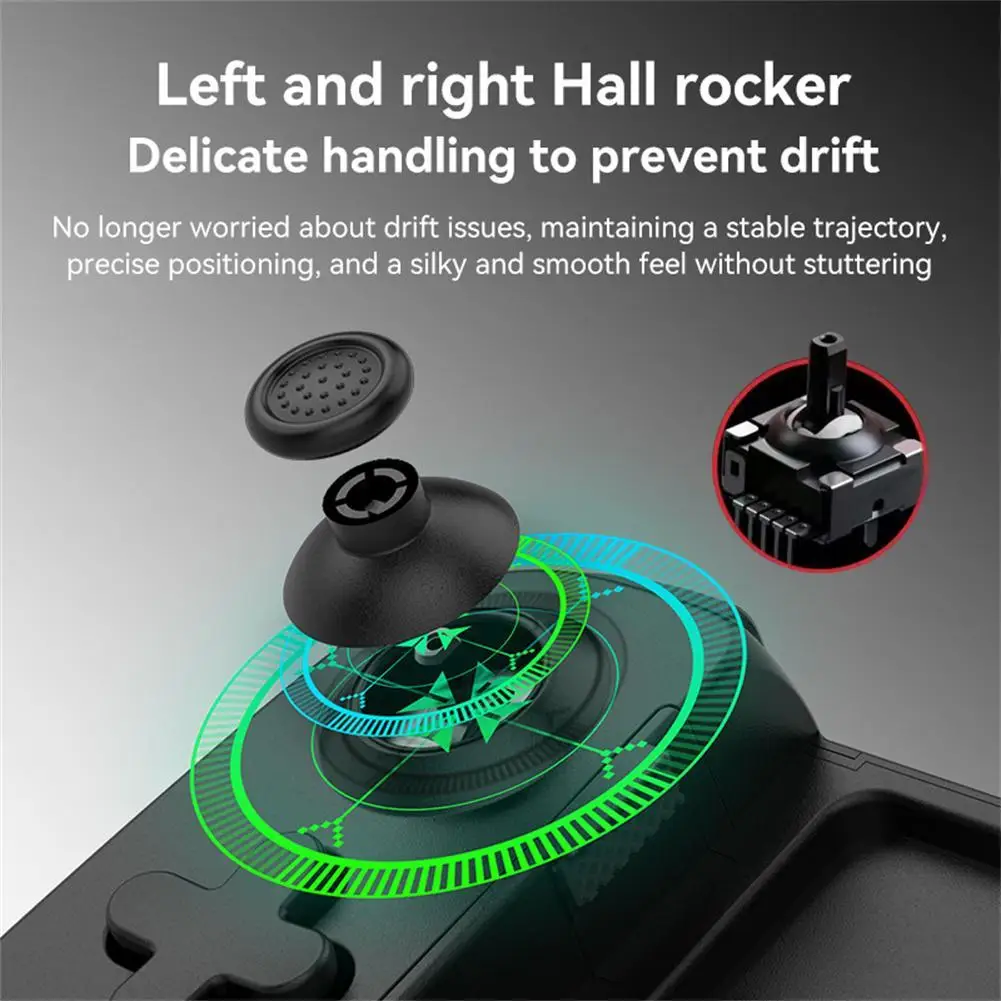 D6 Wireless Stretching Extendable Gaming Controller Bluetooth-Compatible Gamepad For IPhone Android Joystick Pad Game Accessory