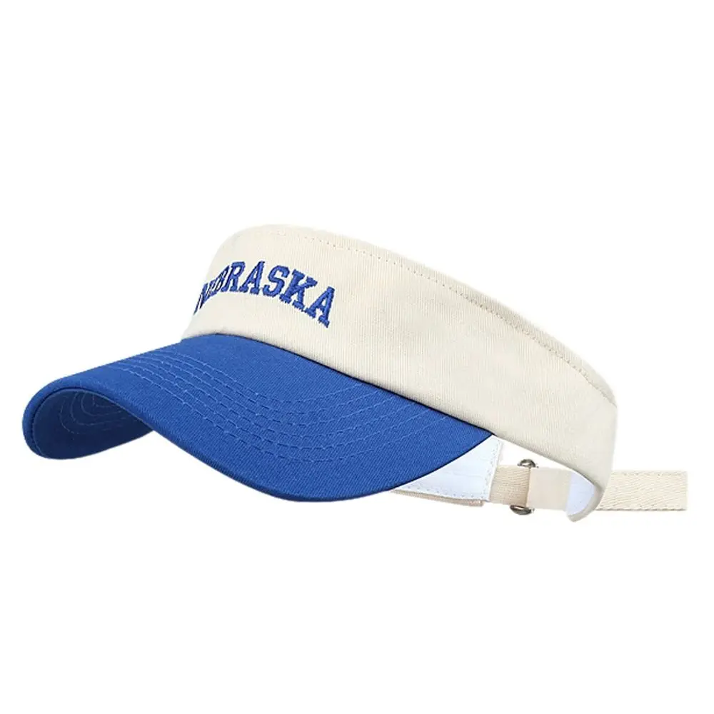 

Summer Adjustable Empty Top Cap Assorted Colors UV Protection Baseball Cap Breathable Sunscreen Sun Hat Running