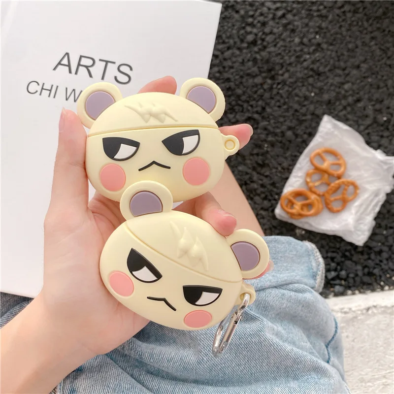 Animal Crossing Marshal Air Pods Case for Airpods 1 2 3 Airpods Pro Protective Case Bluetooth Headset Cover Kawaii Silicone Case