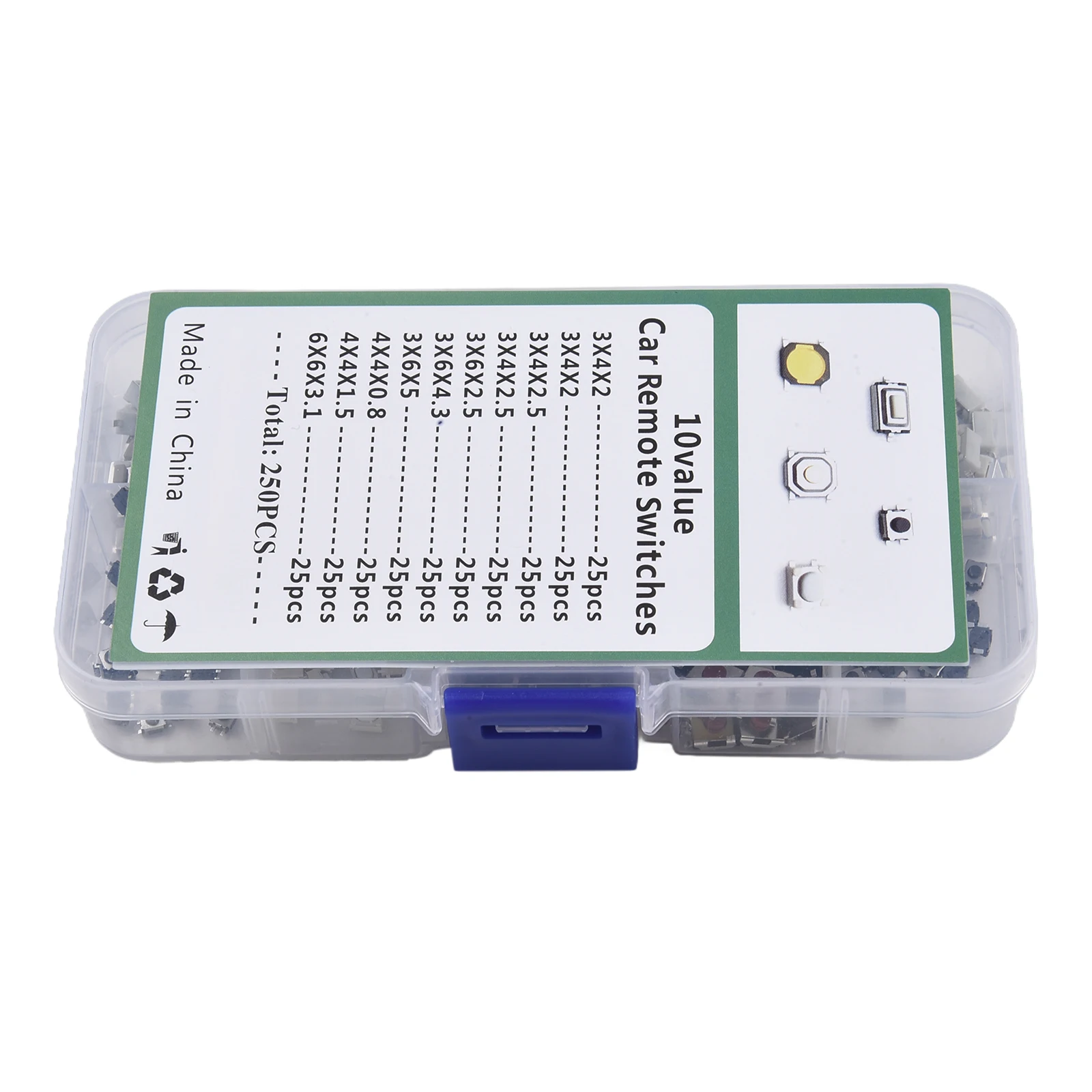 Long-lasting Performance For Responsive Touch Input Car Button Switches 3mm X 4mm X 2.5mm Size High-quality Plastic