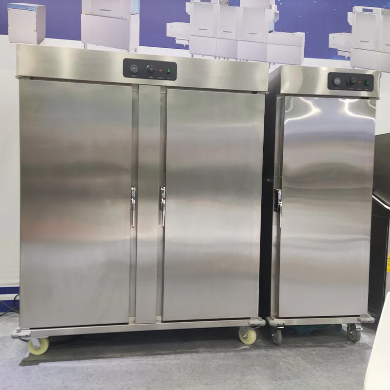Holding Warmer Cart Upright Heated Holding Cabinet for Use Electric Mobile Kitchen Hotel Supermarket Banquet Display Hot Food