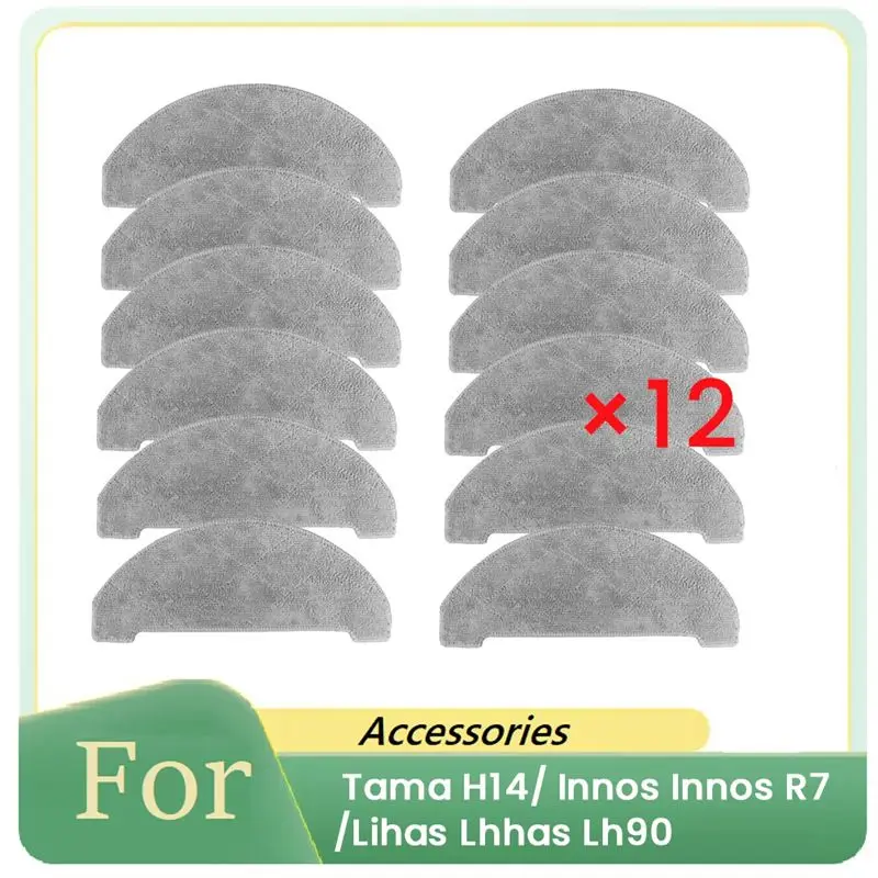 

ABZL 12 шт. сменные салфетки для роботов-пылесосов Tama H14/ Innos R7/Lihas Lh90