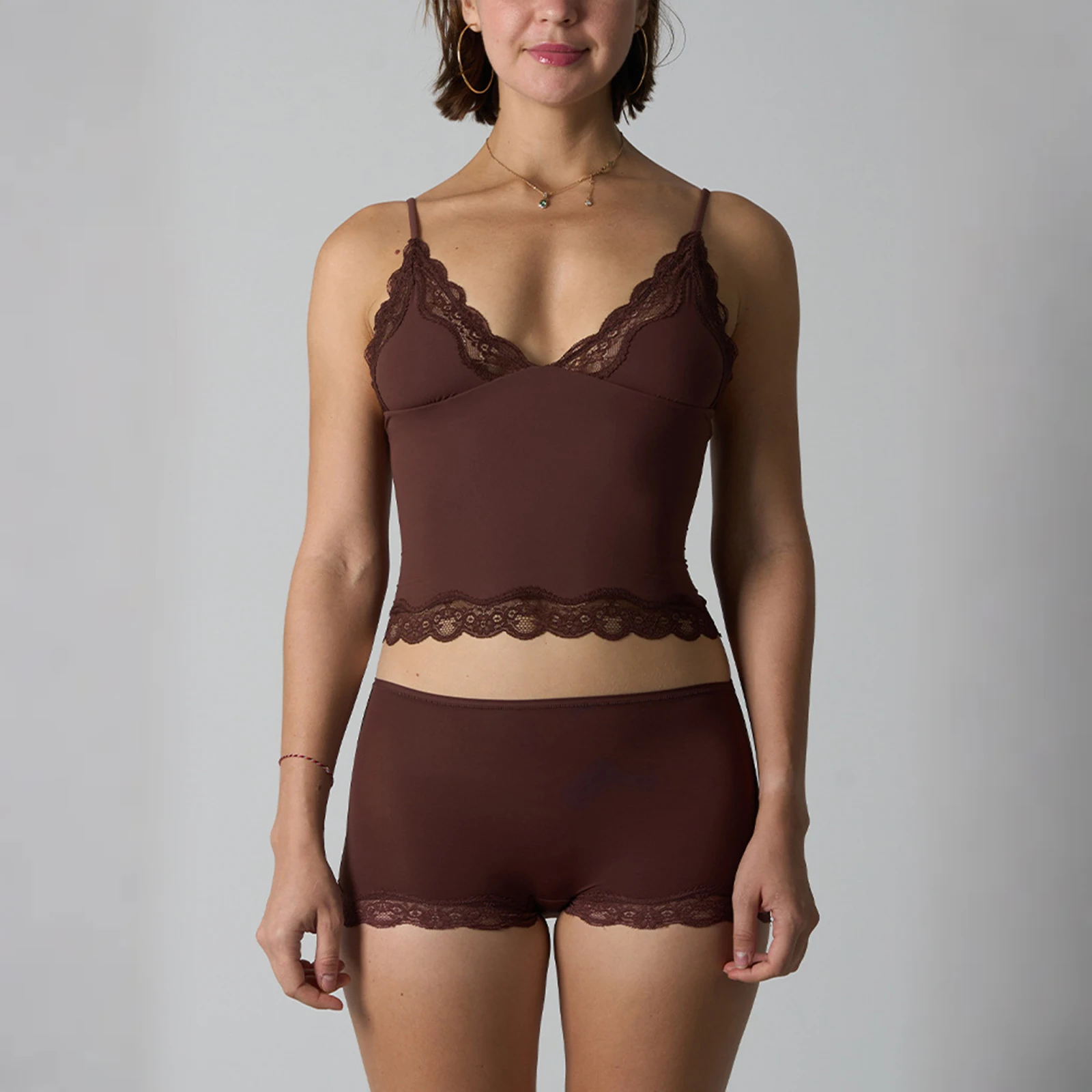 

Sexy Lightweight Lace Lingerie Set Solid Color Suspender Lace Shorts Set Women'S Sexy Lingerie Set Home Clothing Set