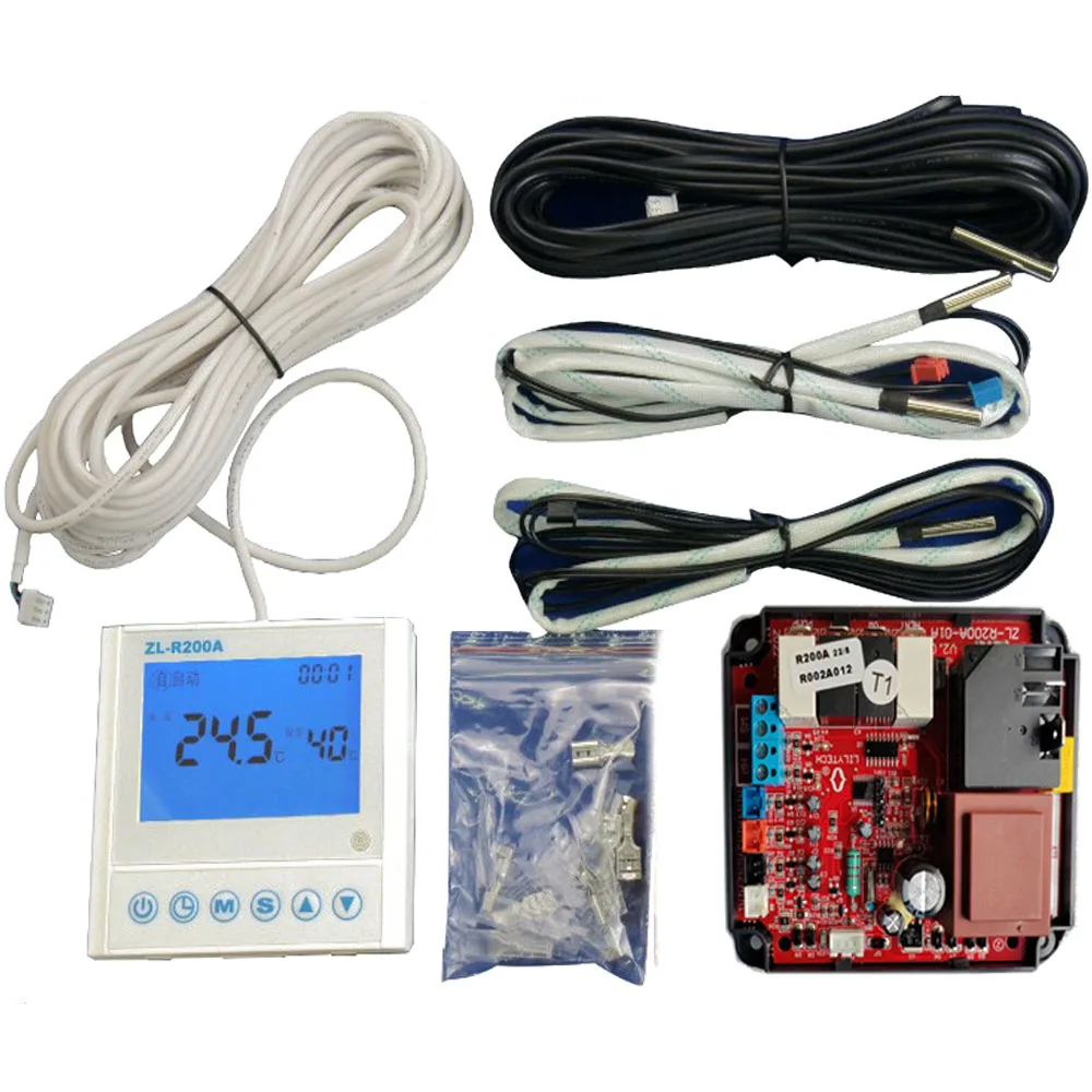 

ZL-R200A New Version Universal Air Source Heat Pump Water Heater Controller 220V 30A Heat Pump Air Hot Water Heating Controller