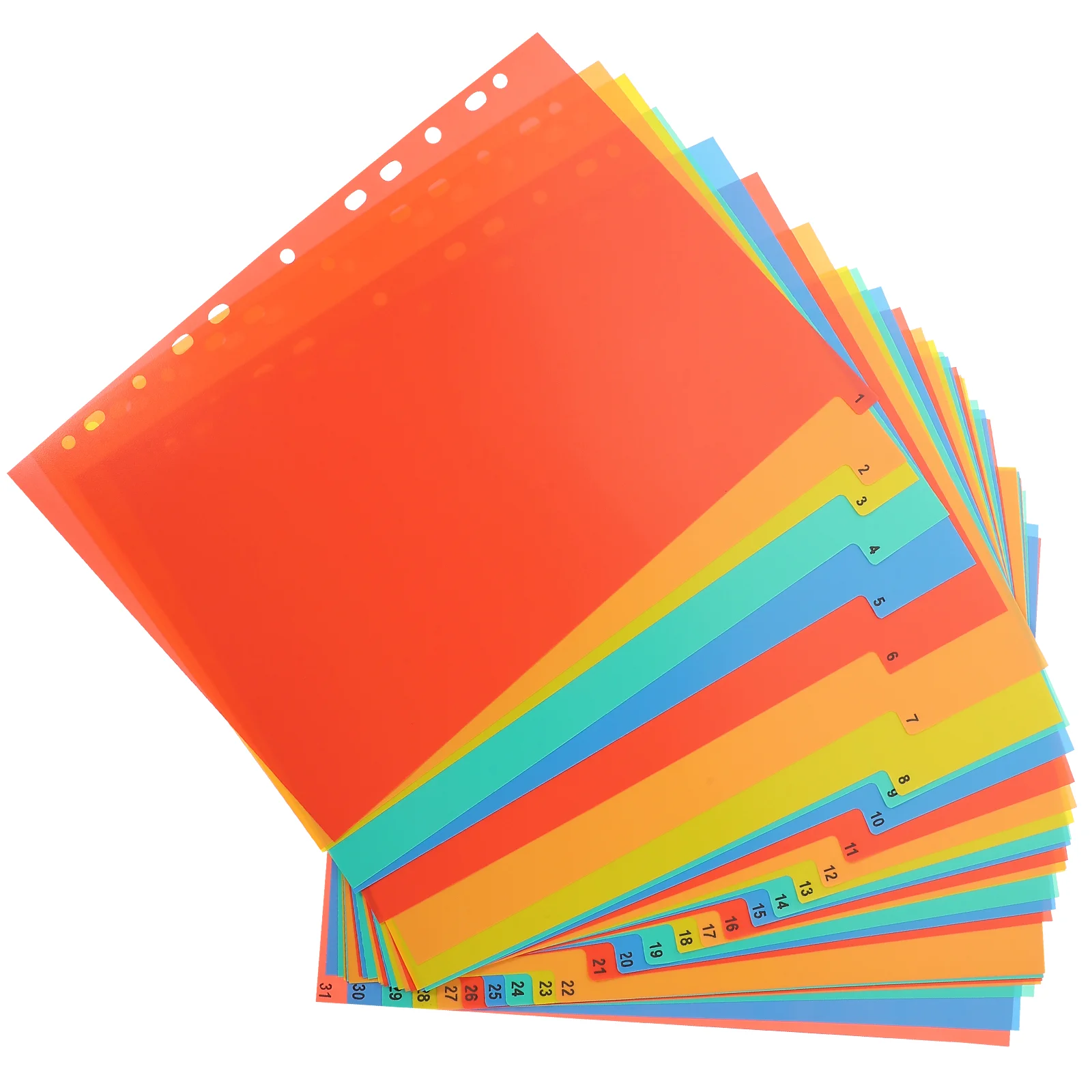 Small A4 Index Divider Office Cards Tabs Pvc Binder Dividers with Alphabet Letters Notepad Markers