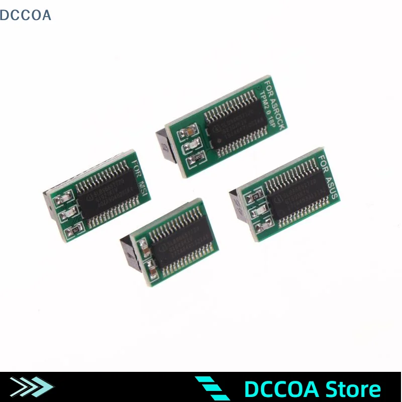 12/14/18Pin TPM 2.0 وحدة اللوحة الأم ل ASUS MSI GIGABYTE ASRock وحدة الأمن عن بعد وحدة المجلس #4