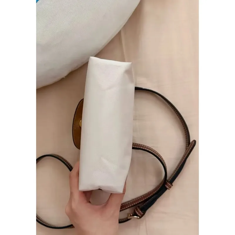 2026 Autumn New Style Women's Handbag, Nylon Messenger Bag, Adjustable Multi-function Shoulder Strap, Mini Dumpling Bag Y2K view 5