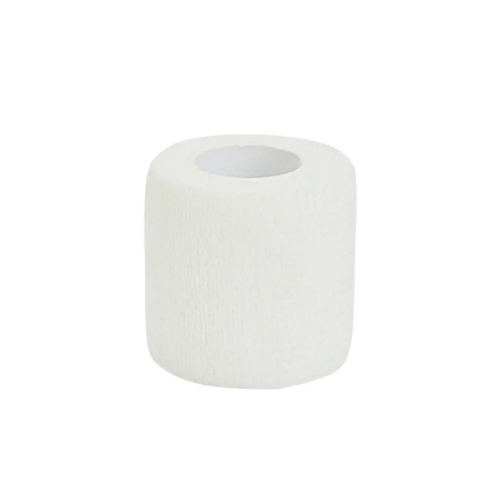1/6 Stück 4,8 m schwarzes, selbstklebendes, elastisches Erste-Hilfe-Bandage-Sporttape für Handgelenk- und Knöchelverstauchungen, Schwellungen, Kinesiologie – Detail 7