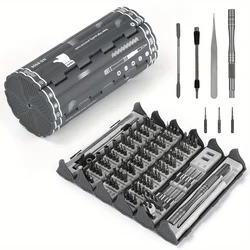 128pcs Precision Screwdriver Set With Flexible Shaft Portable Repair Tool Kit Repair Tool Set For Electronic Devices Watches