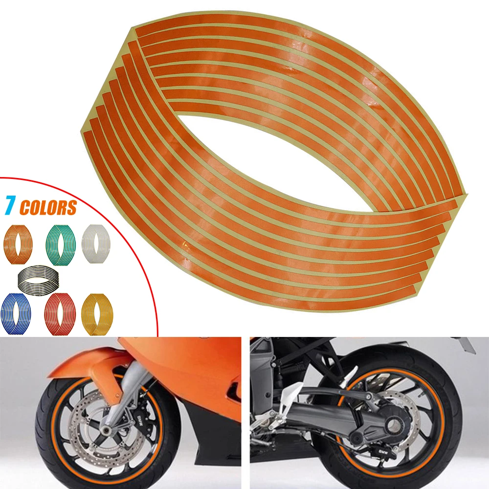 

Motorcycle Rim Wheel Hub Sticker Reflective Decal Accessories For YAMAHA XMAX 125/250/300/400 Iron Max NMAX 125 R120