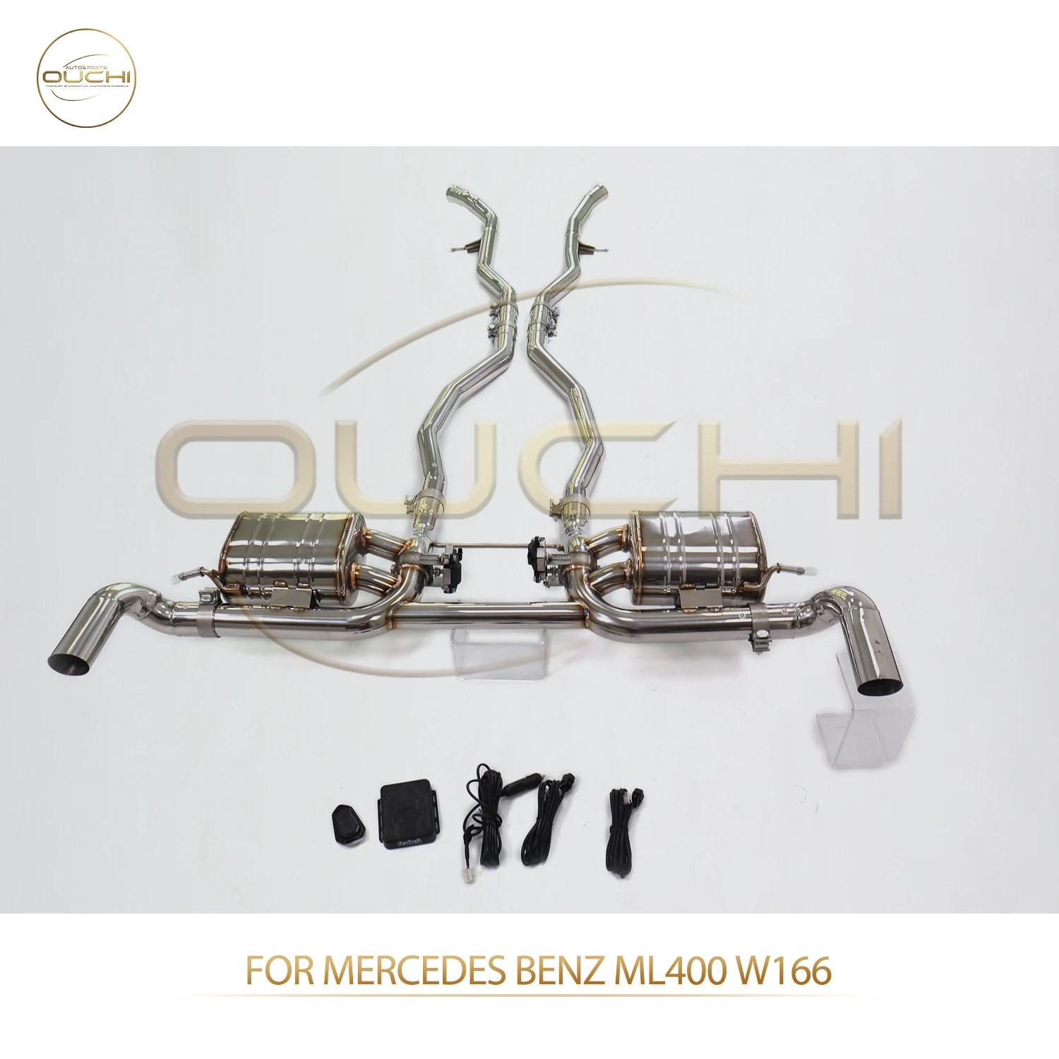 

OUCHI Factory Direct Sales Catback for Mercedes Benz ML400 W166 SS304 Exhaust Electronic Valve Muffler Auto Parts