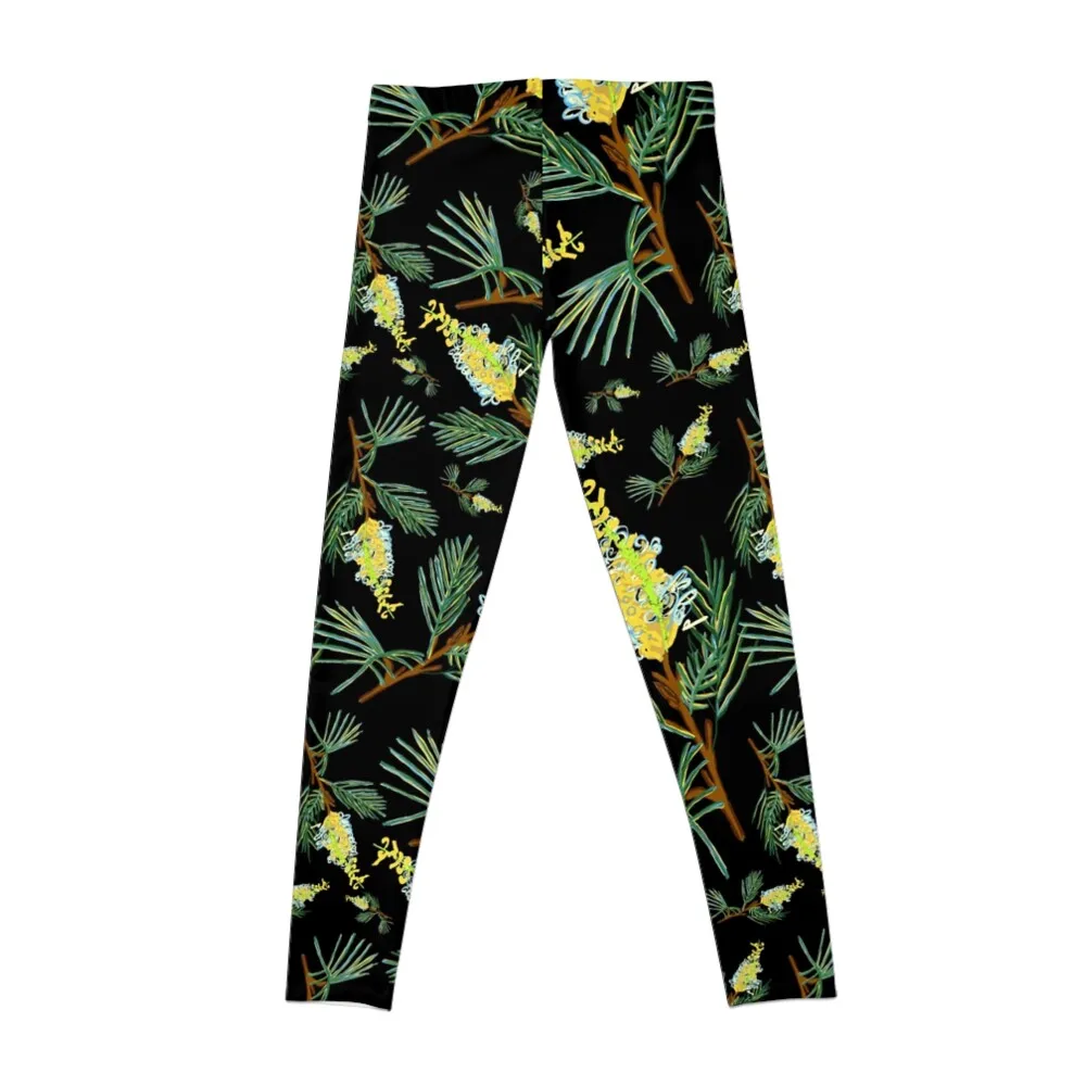 Australian Native Florals - Beautiful Grevillea Flowers Leggings Legging sexy woman Womens Leggings