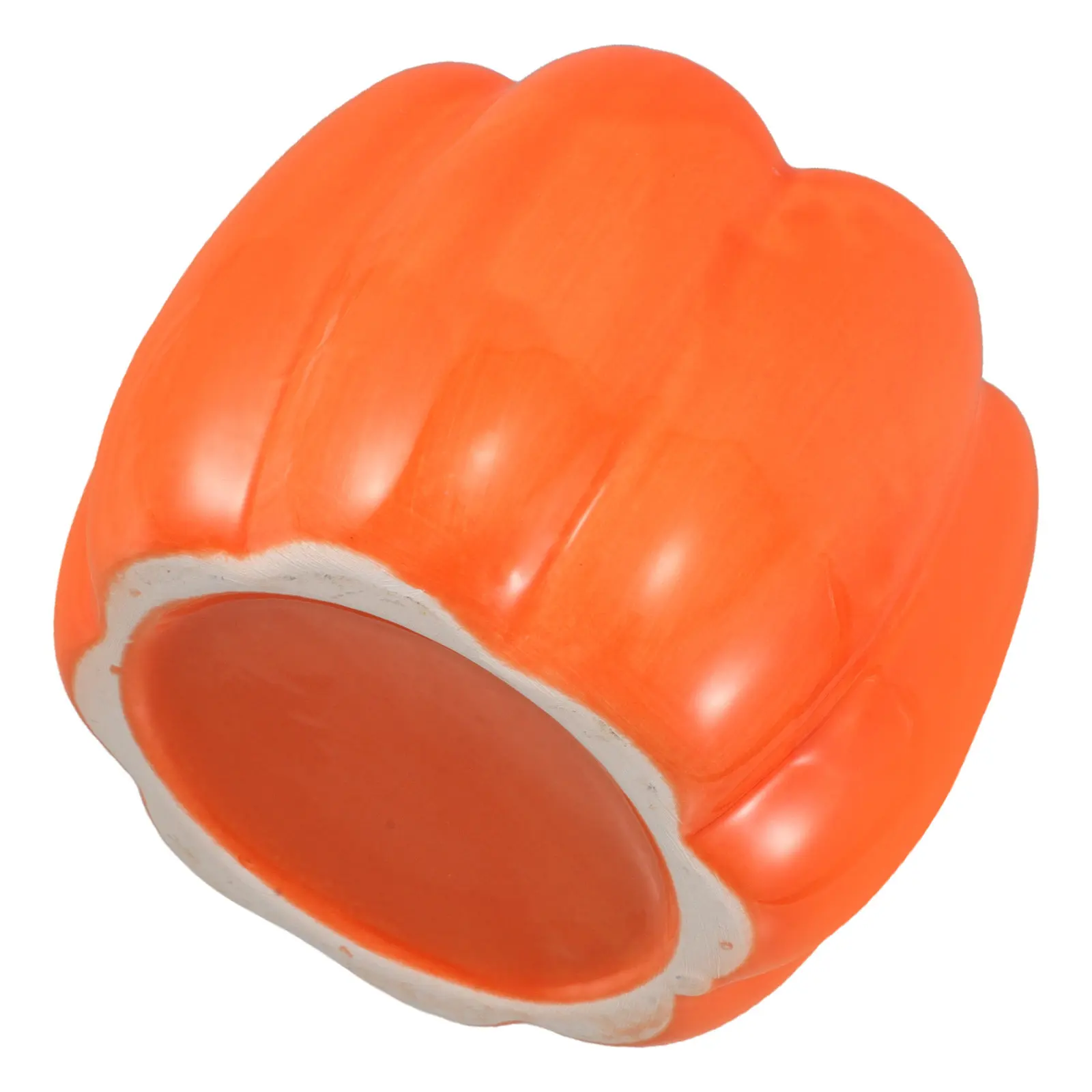 

Halloween Pumpkin Shaped Bowl Ceramic Material Versatile Fun Party Atmosphere Compact Adorable Form Pumpkin Bowl