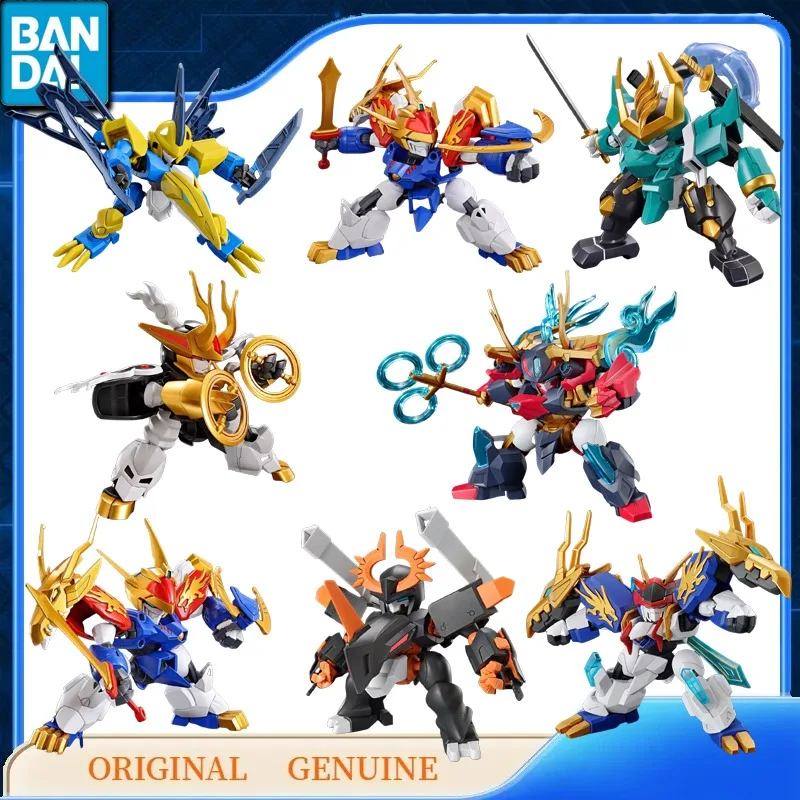 Bandai Origina L GUNDAM ชินโซuden Wataru RYUJINMARU KIRINMARU FUJINMARU อะนิเมะ Acchion Figures ของขวัญประกอบชุด Ornaments