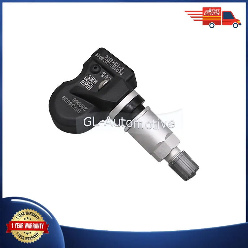 Set of (4) 01734809 TPMS Tire pressure sensor For Geely Coolray EMGRAND EV Pro ICON Vision S1 X3 433MHZ