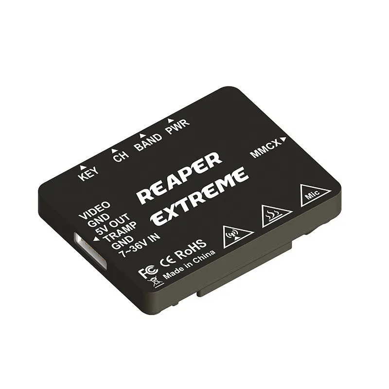 Foxeer Reaper Extreme 2.5W 5.8G 40CH Pitmode 25mW 200mW 500mW 1.5W 2.5W Adjustable FPV VTX 2-8S 20X20mm for FPV Long Range