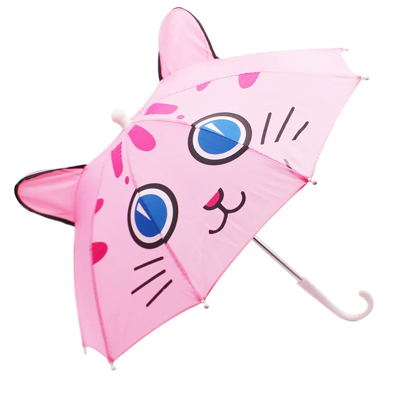 Cute Cartoon Children Umbrella animation creative long-handled 3D ear modeling kids umbrella For boys girls