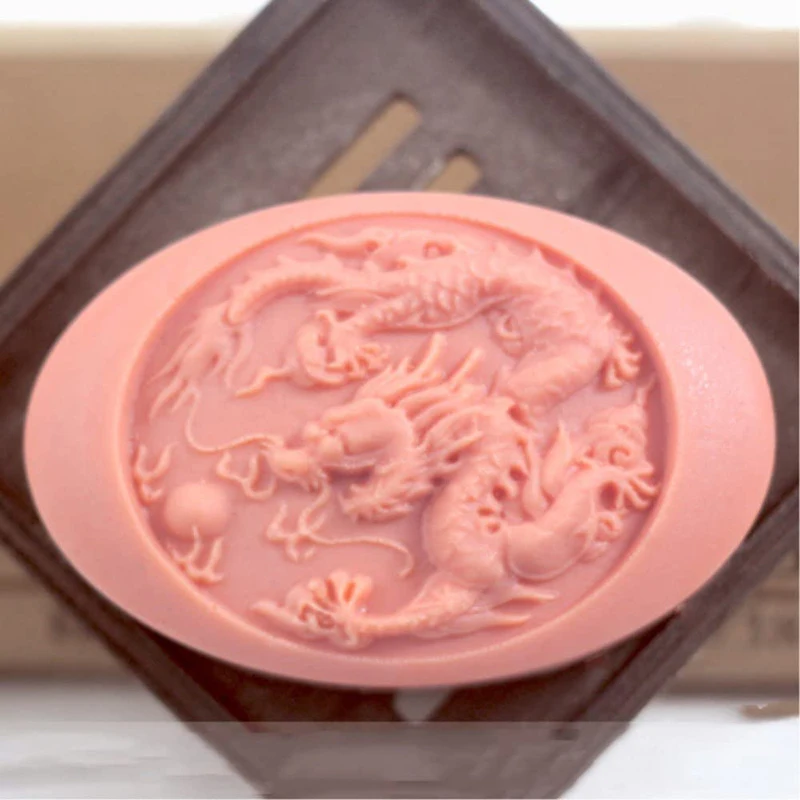 Soap Mold Silicone Craft Dragon Soap Making Mould Candle Resin DIY Handmade Mold