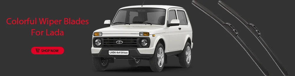 LNJING Bunte Scheibenwischerblätter für Lada Priora 2170 2171 2172 2007-2018 – Detail 2