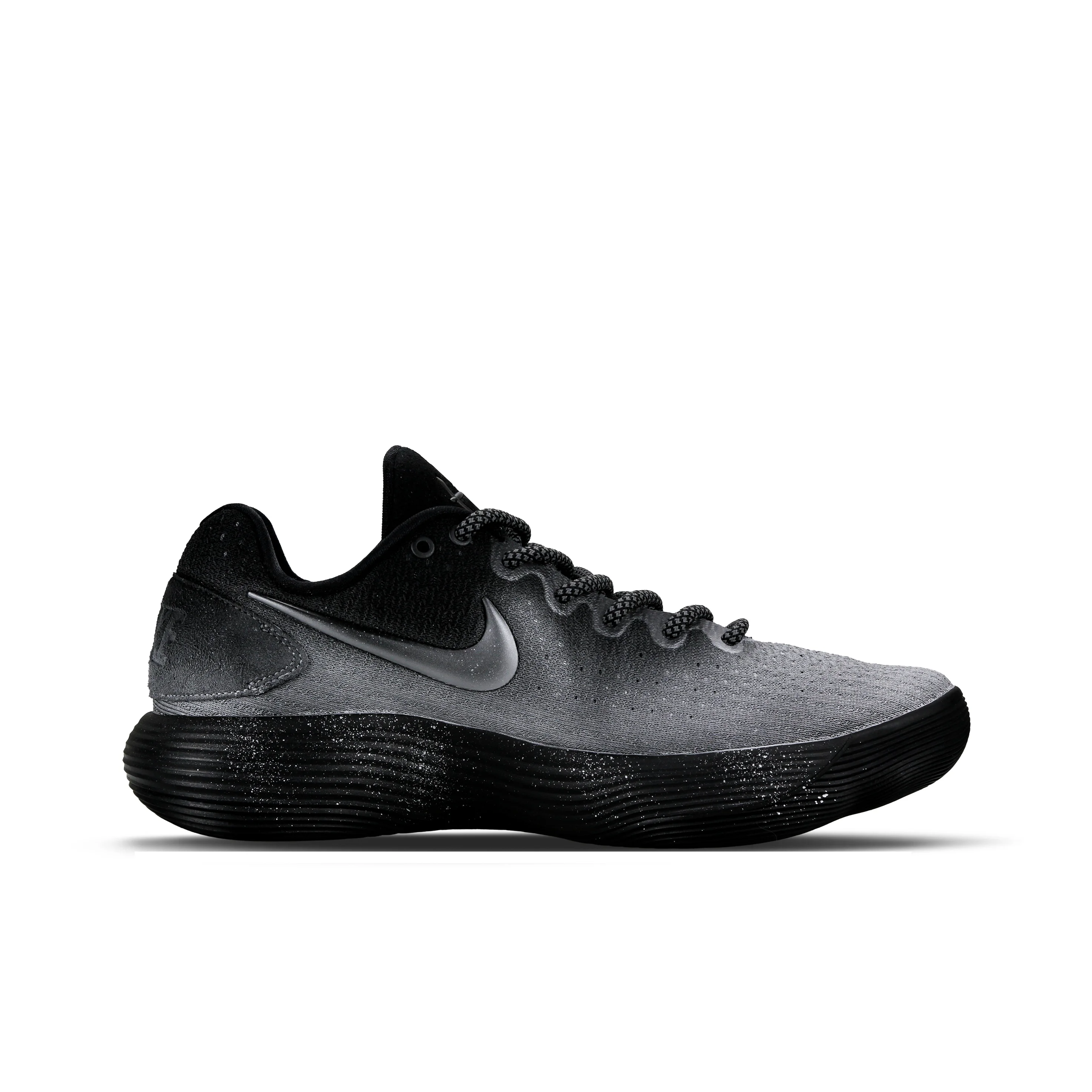 Nike Hyperdunk 2017 Abrasion Resistant Low top Full Length React Basketball Shoes Unisex Black Silver IH0634-070(Team333-)