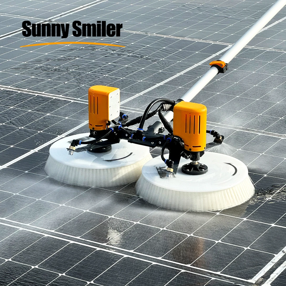 China Cleaning Robot For Solar Panel Solar Panel Cleaning Brush PV Cleaning Machine Sunnysmiler Best Supplier