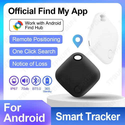 Para Android Find My Device Bluetooth GPS Tracker dispositivo de recordatorio antipérdida buscador de llaves mascota perro chico bolsa billetera localizador de coche Smart T