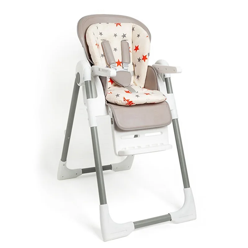 

2X Baby Stroller Seat Pad Universal Baby Stroller High Chair Seat Cushion Liner Mat Cotton Soft Feeding Chair Pad Cover