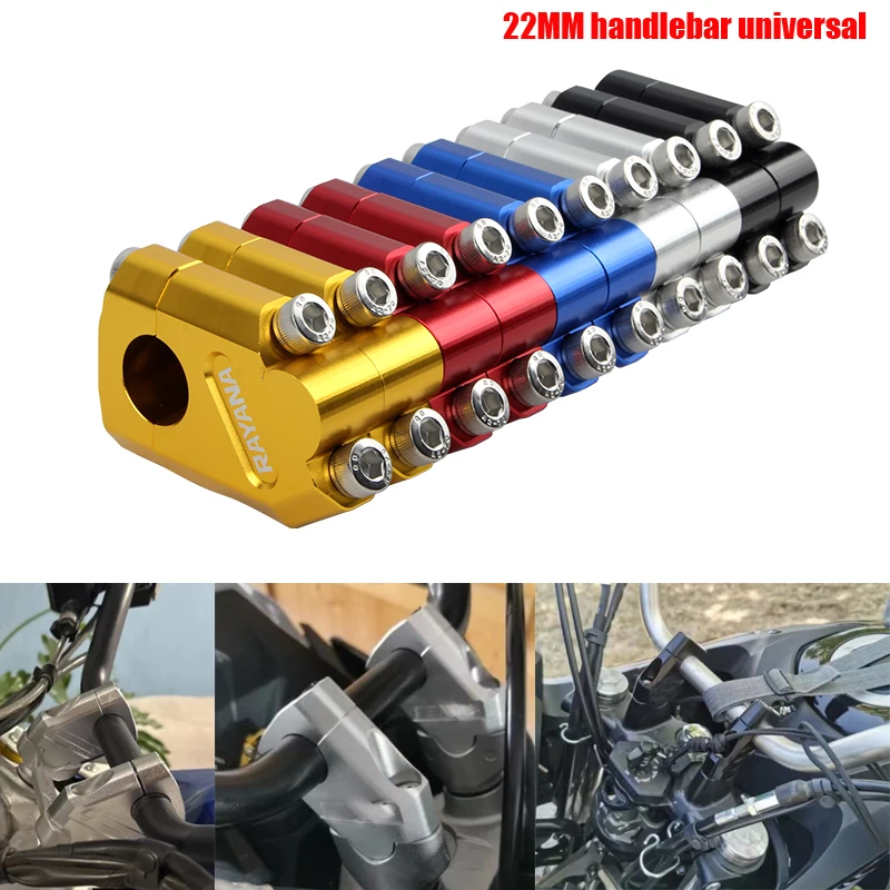 

Крепление на руль мотоцикла, зажим для ручки 22 мм для YAMAHA FZ6 S2 FZ 6 FAZERMT-07 MT-09 MT07 MT09 MT 07 MT 09