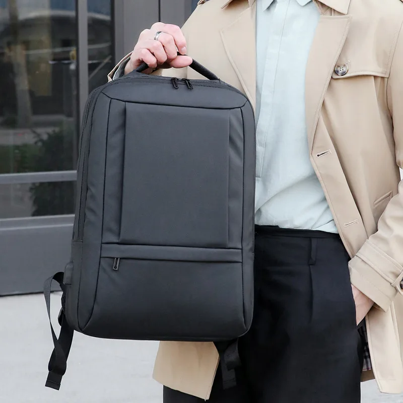 

Backpack Men's Premium Business Commuter Men's Large Capacity Backpack Leisure Travel Printable Logo Student School Bag
