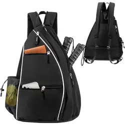 Portable Adjustable Pickleball Rackets Backpack Tennis Racquetball Pickleball Paddle Bag Sports Pickleball Bag Men Women