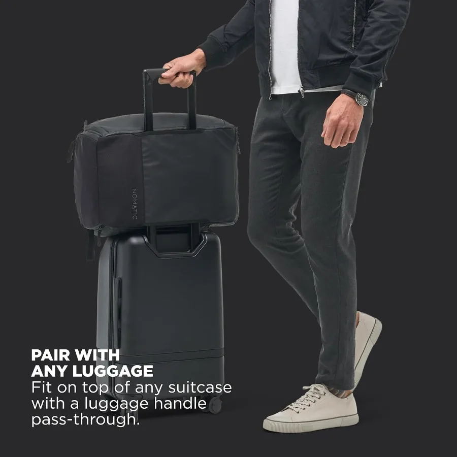 NOMATIC 30L Reisetasche – umwandelbare Reisetasche/Rucksack, Handgepäckgröße für Flugzeugreisen, täglicher Gebrauch, Laptoptasche, TSA-konform