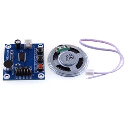 ISD1820 recording module voice module the voice board telediphone module board with Microphones + Loudspeaker