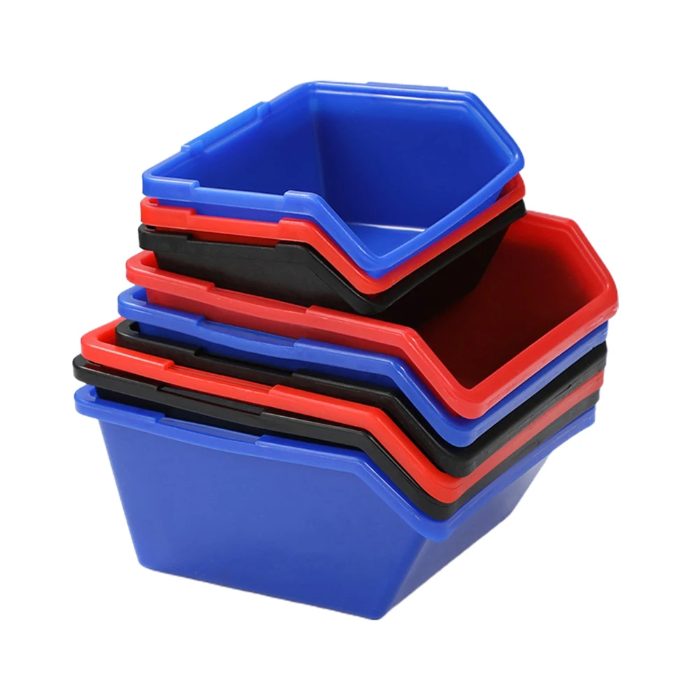 Plastic Case Storage Parts Box PE Material Parts Container Practical To Use Sorting Toolbox Storage Bins Hand Feeling