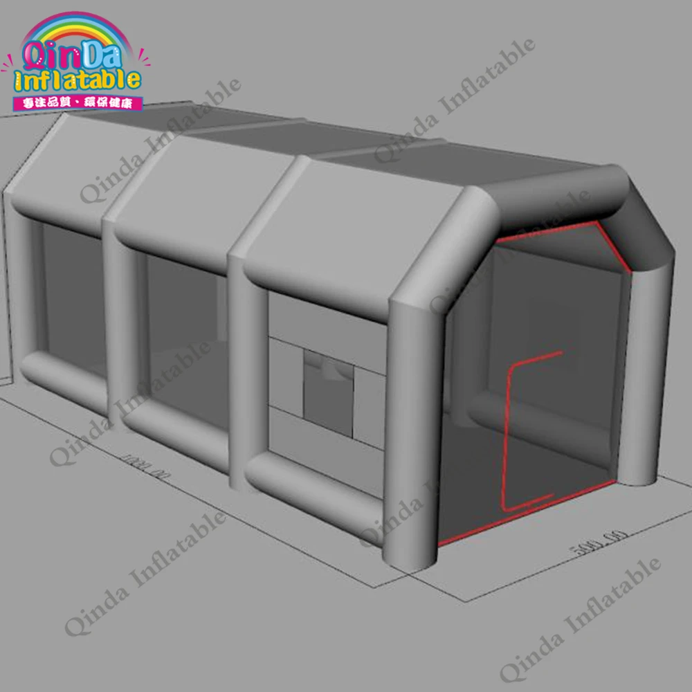 Free Shipping Outdoor Inflatable Paint Booth Garage Customized Inflatable Spray Booth For Car Painting