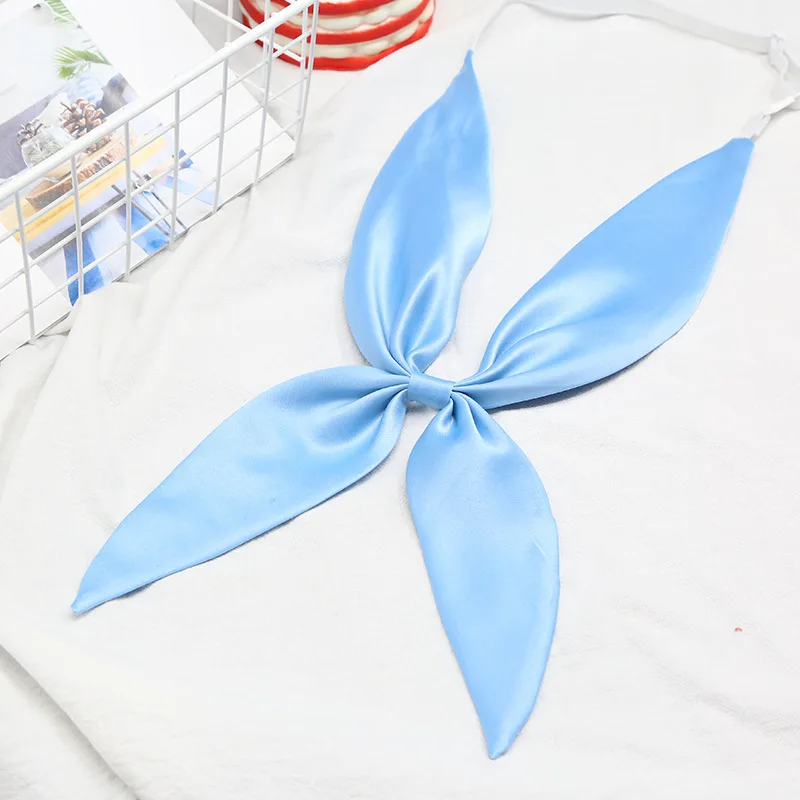 Sailor Suit Bowties Satin Bowknot Japanese Students Girls Cosplay Sailor Uniform Bow Ties Halloween Party Roleplay Accessories