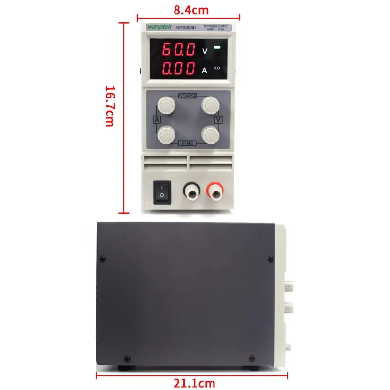 

WANPTEK adjustable dc power supply KPS1203D dual digital display laboratory power supply regulator 120V 3A 0.1V 0.01A