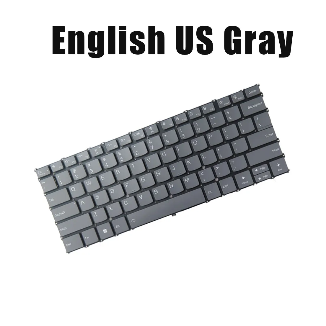 English US Blue/Gray Laptop Keyboard For Lenovo Yoga Slim 7 15ILL9 83HM With Backlit  New