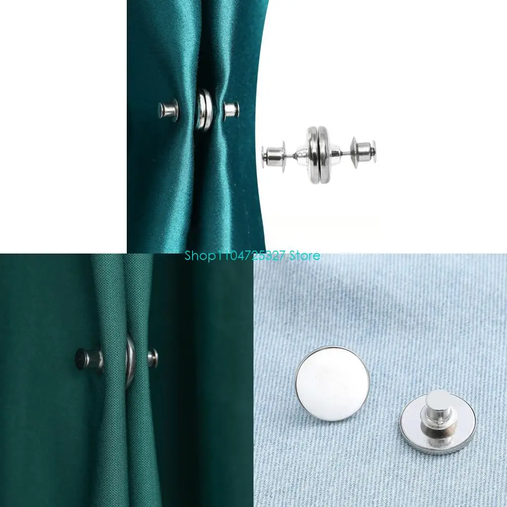 D8KF Clip Secure Window Treatments Easy Installation Indoor Outdoor Windproof Designs Sturdy Metal